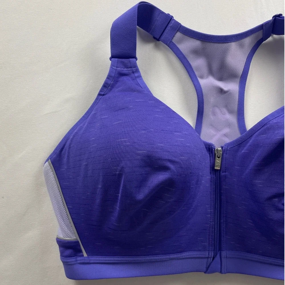 Victoria's Secret VSX Sport Incredible Front-Close Sports Bra Purple 38D NEW